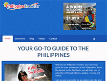 Tablet Screenshot of philippinetraveler.com